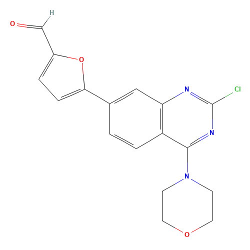 5-(2-chloro-4-morpholin-4-ylquinazolin-7-yl)furan-2-carbaldehyde (CAS: 1374208-55-5) - Related Chemical Product