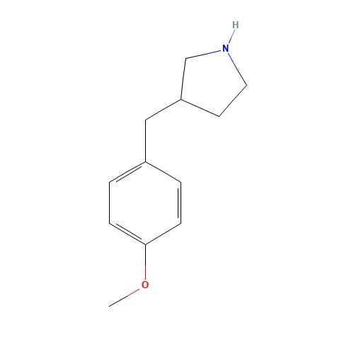 3-[(4-methoxyphenyl)methyl]pyrrolidine (CAS: 1003561-92-9) - Related Chemical Product