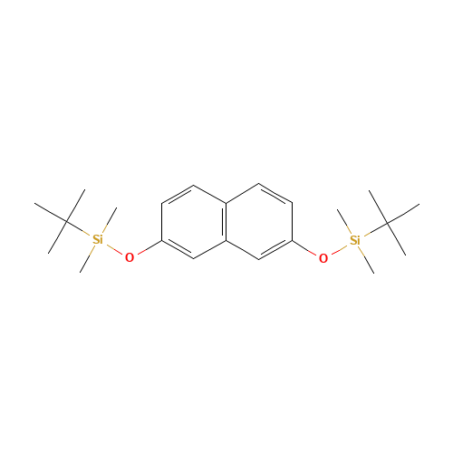 tert-butyl-[7-[tert-butyl(dimethyl)silyl]oxynaphthalen-2-yl]oxy-dimethylsilane (CAS: 178161-06-3) - Related Chemical Product