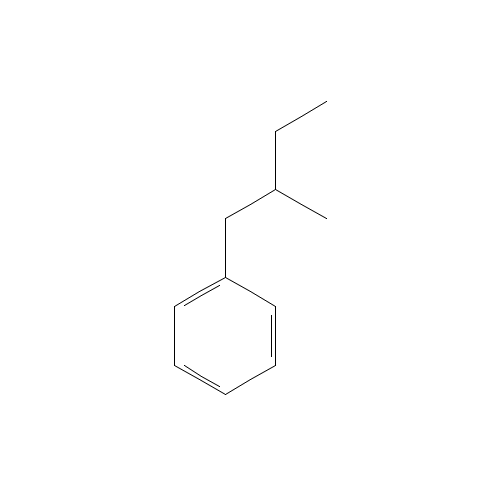 2-methylbutylbenzene (CAS: 3968-85-2) - Chemical Structure and Molecular Formula 
