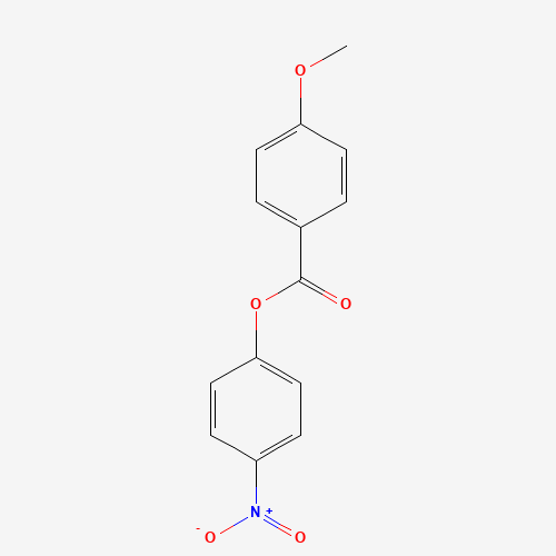 (4-nitrophenyl) 4-methoxybenzoate (CAS: 7464-46-2) - Chemical Structure and Molecular Formula 
