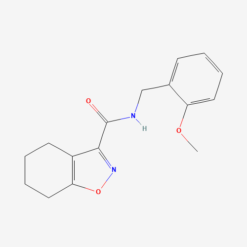N-[(2-methoxyphenyl)methyl]-4,5,6,7-tetrahydro-1,2-benzoxazole-3-carboxamide (CAS: 945183-67-5) - Related Chemical Product