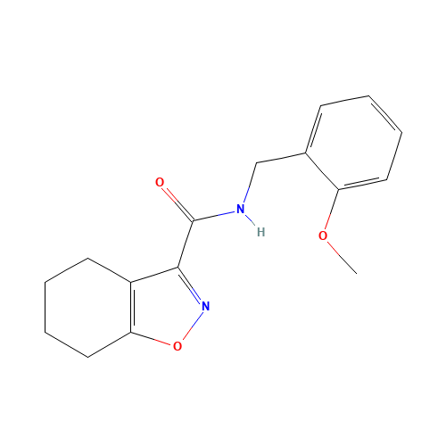N-[(2-methoxyphenyl)methyl]-4,5,6,7-tetrahydro-1,2-benzoxazole-3-carboxamide (CAS: 945183-67-5) - Related Chemical Product
