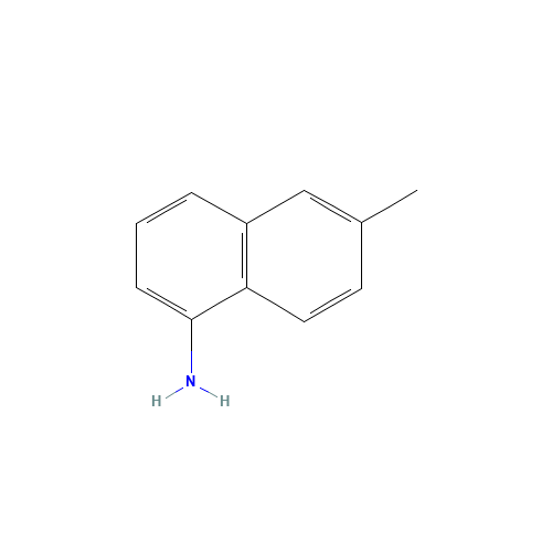 6-methylnaphthalen-1-amine (CAS: 116530-22-4) - Chemical Structure and Molecular Formula 