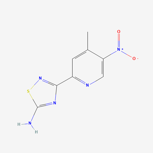 3-(4-methyl-5-nitropyridin-2-yl)-1,2,4-thiadiazol-5-amine (CAS: 1179360-77-0) - Related Chemical Product
