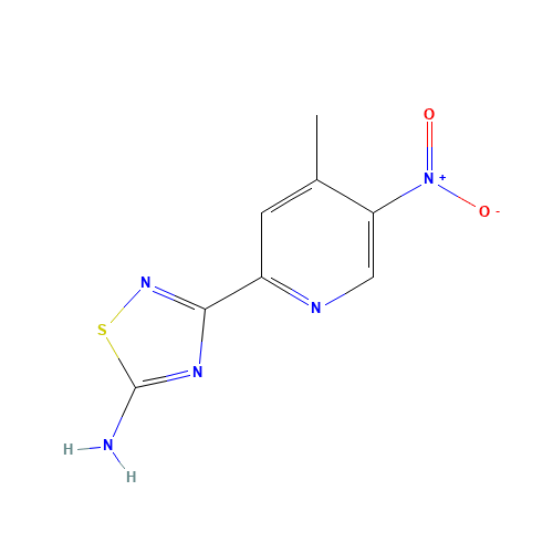 3-(4-methyl-5-nitropyridin-2-yl)-1,2,4-thiadiazol-5-amine (CAS: 1179360-77-0) - Related Chemical Product