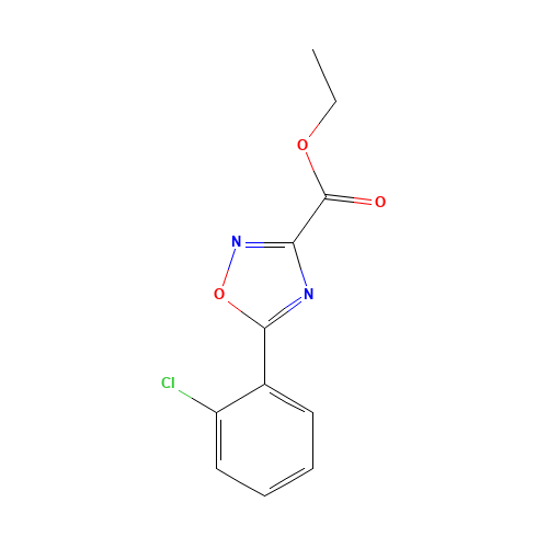 ethyl 5-(2-chlorophenyl)-1,2,4-oxadiazole-3-carboxylate (CAS: 37384-66-0) - Related Chemical Product