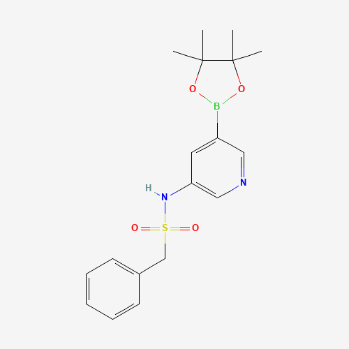 1-phenyl-N-[5-(4,4,5,5-tetramethyl-1,3,2-dioxaborolan-2-yl)pyridin-3-yl]methanesulfonamide (CAS: 1083326-51-5) - Related Chemical Product