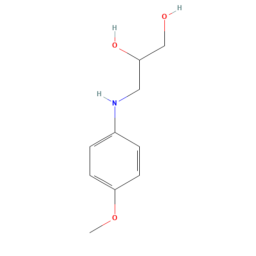 3-(4-methoxyanilino)propane-1,2-diol (CAS: 121082-77-7) - Related Chemical Product