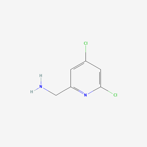 (4,6-dichloropyridin-2-yl)methanamine (CAS: 1060815-16-8) - Chemical Structure and Molecular Formula 