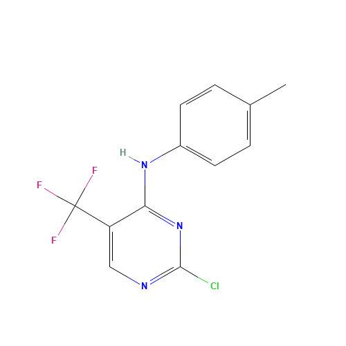 2-chloro-N-(4-methylphenyl)-5-(trifluoromethyl)pyrimidin-4-amine (CAS: 847862-98-0) - Related Chemical Product