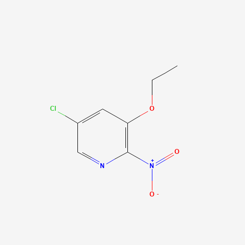 5-chloro-3-ethoxy-2-nitropyridine (CAS: 847902-51-6) - Chemical Structure and Molecular Formula 