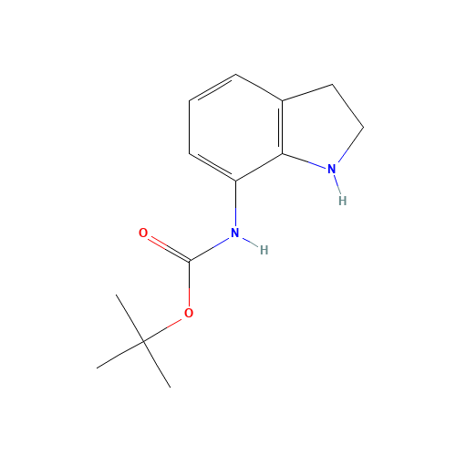 tert-butyl N-(2,3-dihydro-1H-indol-7-yl)carbamate (CAS: 885270-12-2) - Related Chemical Product