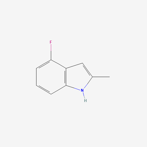 4-fluoro-2-methyl-1H-indole (CAS: 1260383-51-4) - Chemical Structure and Molecular Formula 