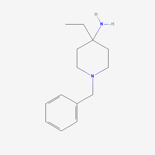 1-benzyl-4-ethylpiperidin-4-amine (CAS: 440101-13-3) - Chemical Structure and Molecular Formula 