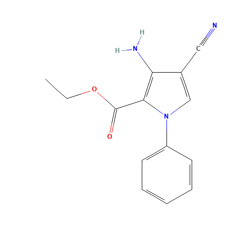 ethyl 3-amino-4-cyano-1-phenylpyrrole-2-carboxylate (CAS: 59021-51-1) - Related Chemical Product
