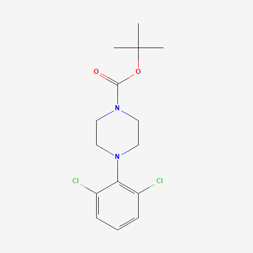 tert-butyl 4-(2,6-dichlorophenyl)piperazine-1-carboxylate (CAS: 1057333-03-5) - Chemical Structure and Molecular Formula 