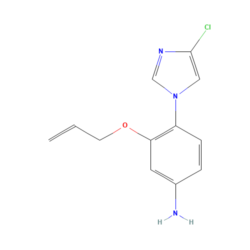 4-(4-chloroimidazol-1-yl)-3-prop-2-enoxyaniline (CAS: 1356009-05-6) - Related Chemical Product