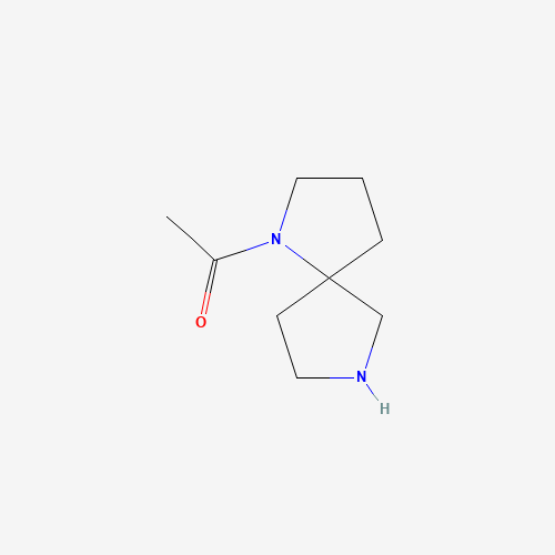 1-(1,7-diazaspiro[4.4]nonan-1-yl)ethanone (CAS: 1400797-53-6) - Chemical Structure and Molecular Formula 