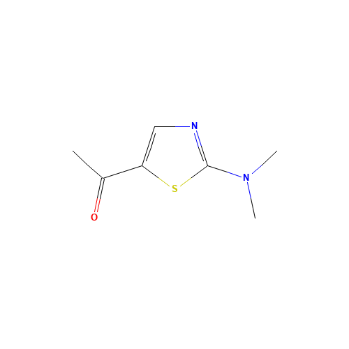 1-[2-(dimethylamino)-1,3-thiazol-5-yl]ethanone (CAS: 118134-24-0) - Related Chemical Product