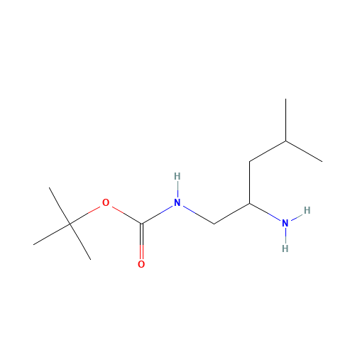 tert-butyl N-(2-amino-4-methylpentyl)carbamate (CAS: 1117693-62-5) - Related Chemical Product