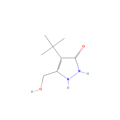 4-tert-butyl-5-(hydroxymethyl)-1,2-dihydropyrazol-3-one (CAS: 265643-77-4) - Related Chemical Product