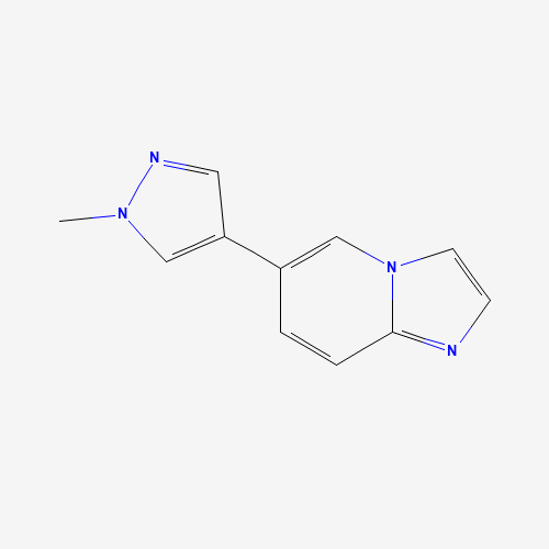 6-(1-methylpyrazol-4-yl)imidazo[1,2-a]pyridine (CAS: 1205744-42-8) - Chemical Structure and Molecular Formula 