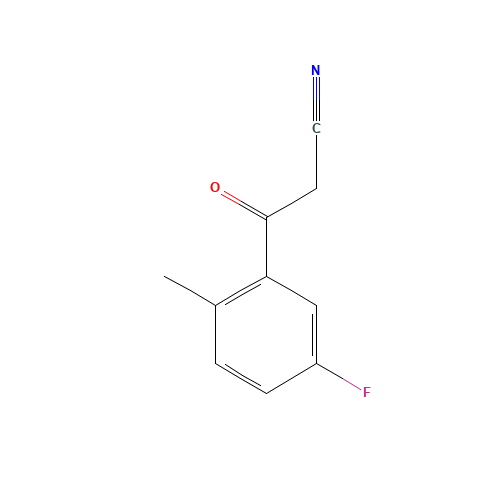 3-(5-fluoro-2-methylphenyl)-3-oxopropanenitrile (CAS: 884504-23-8) - Related Chemical Product