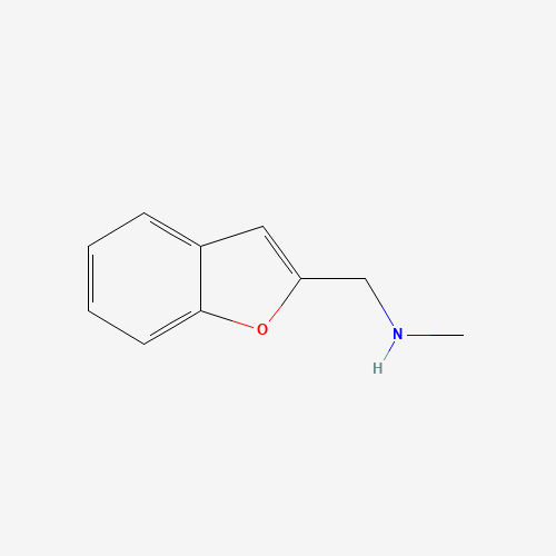 1-(1-benzofuran-2-yl)-N-methylmethanamine (CAS: 74377-46-1) - Chemical Structure and Molecular Formula 