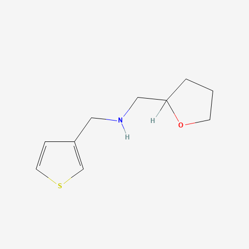 1-(oxolan-2-yl)-N-(thiophen-3-ylmethyl)methanamine (CAS: 892592-66-4) - Chemical Structure and Molecular Formula 