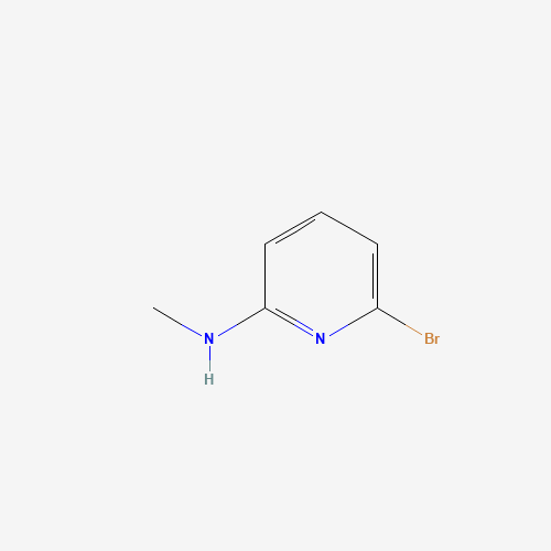 6-bromo-N-methylpyridin-2-amine (CAS: 89026-79-9) - Chemical Structure and Molecular Formula 