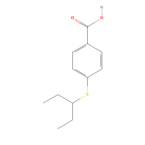 4-pentan-3-ylsulfanylbenzoic acid (CAS: 32910-48-8) - Related Chemical Product