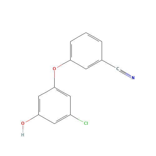 3-(3-chloro-5-hydroxyphenoxy)benzonitrile (CAS: 920036-09-5) - Related Chemical Product