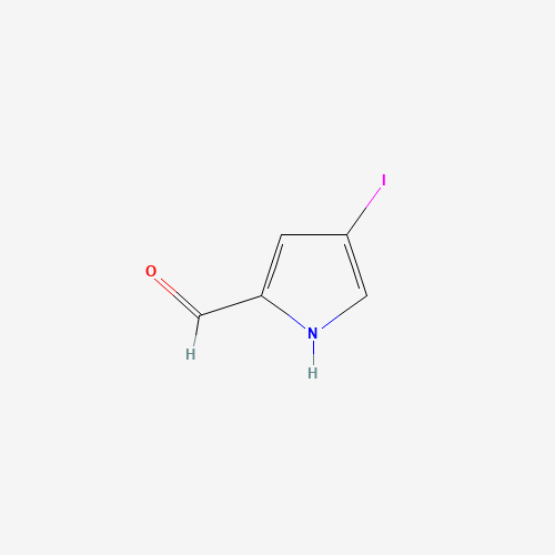 4-iodo-1H-pyrrole-2-carbaldehyde (CAS: 33515-62-7) - Chemical Structure and Molecular Formula 