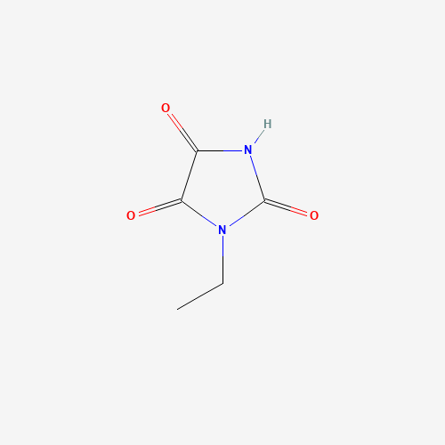 1-ethylimidazolidine-2,4,5-trione (CAS: 57012-86-9) - Chemical Structure and Molecular Formula 