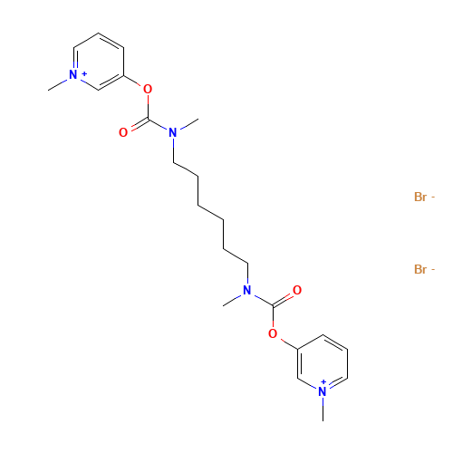 (1-methylpyridin-1-ium-3-yl) N-methyl-N-[6-[methyl-(1-methylpyridin-1-ium-3-yl)oxycarbonylamino]hexyl]carbamate;dibromide (CAS: 15876-67-2) - Related Chemical Product