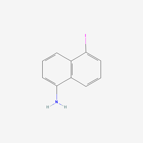 5-iodonaphthalen-1-amine (CAS: 66640-75-3) - Chemical Structure and Molecular Formula 