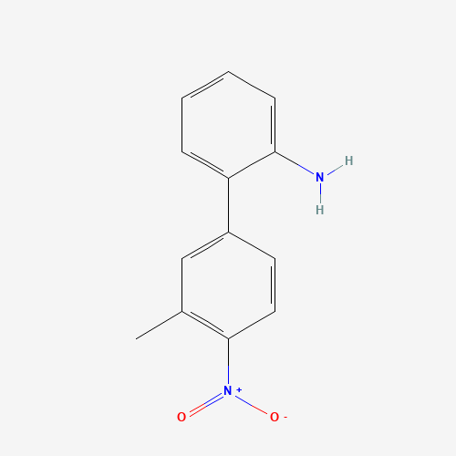 2-(3-methyl-4-nitrophenyl)aniline (CAS: 885280-87-5) - Chemical Structure and Molecular Formula 