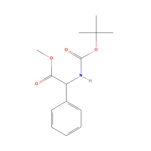 methyl 2-[(2-methylpropan-2-yl)oxycarbonylamino]-2-phenylacetate (CAS: 169512-94-1) - Related Chemical Product
