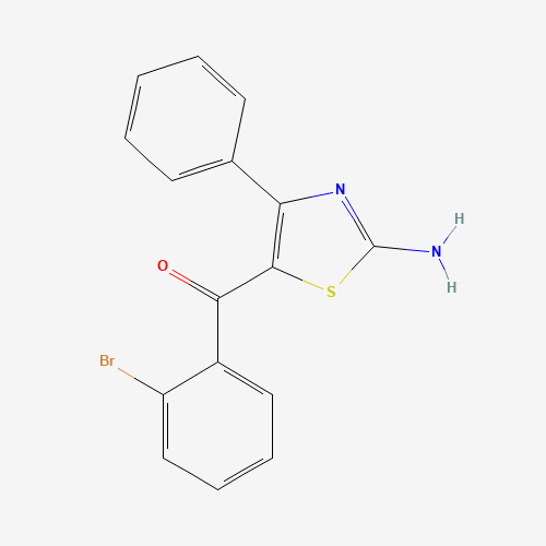 (2-amino-4-phenyl-1,3-thiazol-5-yl)-(2-bromophenyl)methanone (CAS: 1361414-45-0) - Related Chemical Product