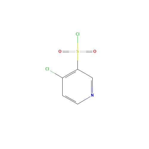 4-chloropyridine-3-sulfonyl chloride (CAS: 33263-44-4) - Chemical Structure and Molecular Formula 