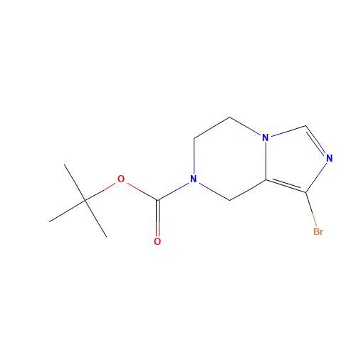 tert-butyl 1-bromo-6,8-dihydro-5H-imidazo[1,5-a]pyrazine-7-carboxylate (CAS: 1188265-64-6) - Related Chemical Product