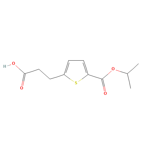 3-(5-propan-2-yloxycarbonylthiophen-2-yl)propanoic acid (CAS: 924301-26-8) - Related Chemical Product