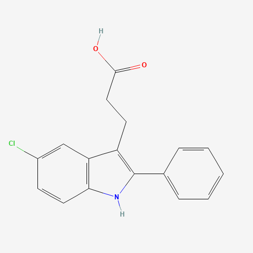 3-(5-chloro-2-phenyl-1H-indol-3-yl)propanoic acid (CAS: 290832-30-3) - Related Chemical Product