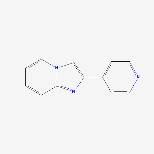 2-pyridin-4-ylimidazo[1,2-a]pyridine (CAS: 38922-82-6) - Chemical Structure and Molecular Formula 