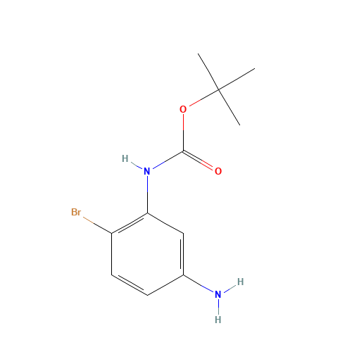 tert-butyl N-(5-amino-2-bromophenyl)carbamate (CAS: 885270-68-8) - Related Chemical Product