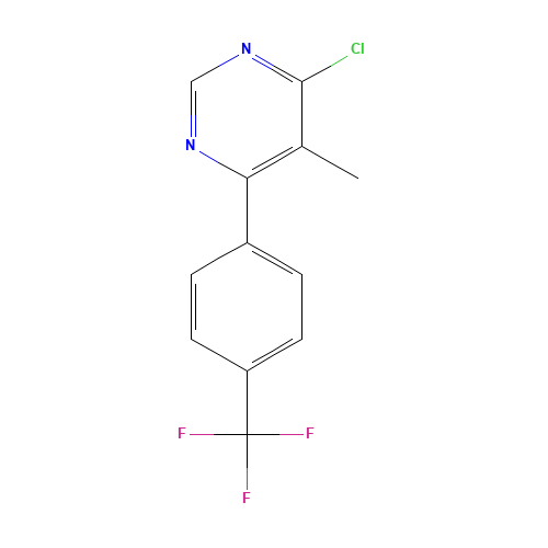 4-chloro-5-methyl-6-[4-(trifluoromethyl)phenyl]pyrimidine (CAS: 637352-97-7) - Related Chemical Product