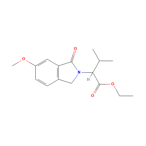 ethyl 2-(5-methoxy-3-oxo-1H-isoindol-2-yl)-3-methylbutanoate (CAS: 1448190-08-6) - Related Chemical Product