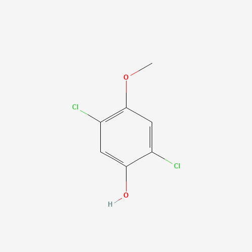 2,5-dichloro-4-methoxyphenol (CAS: 18113-14-9) - Chemical Structure and Molecular Formula 