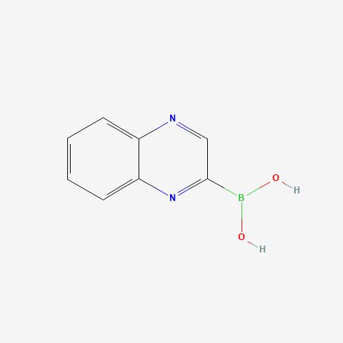 quinoxalin-2-ylboronic acid (CAS: 499769-90-3) - Chemical Structure and Molecular Formula 